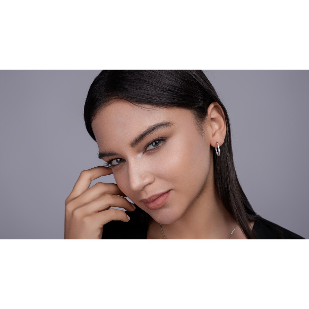 Moonlight Like Silk Earrings — 925 sterling silver, image 1 of 5