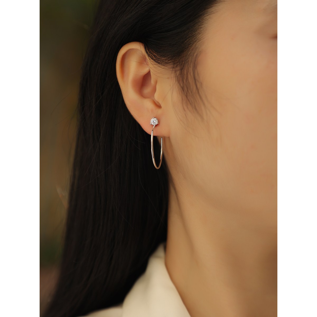 Idle Chess Earrings — 925 sterling silver, image 1 of 5