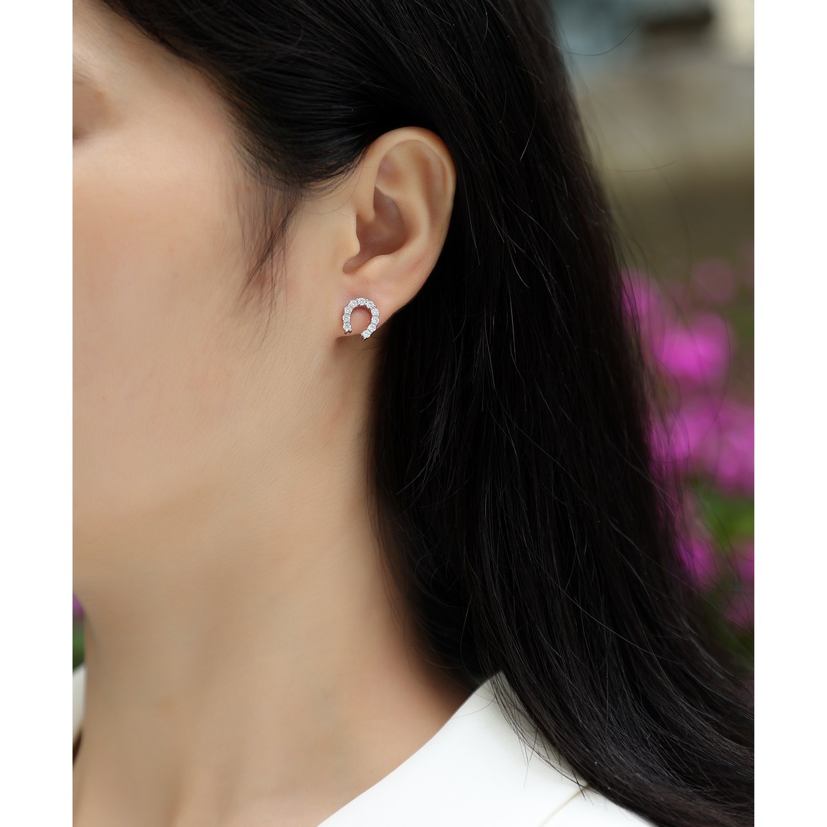 The Long-Life Lock Earrings — 925 sterling silver, image 1 of 4