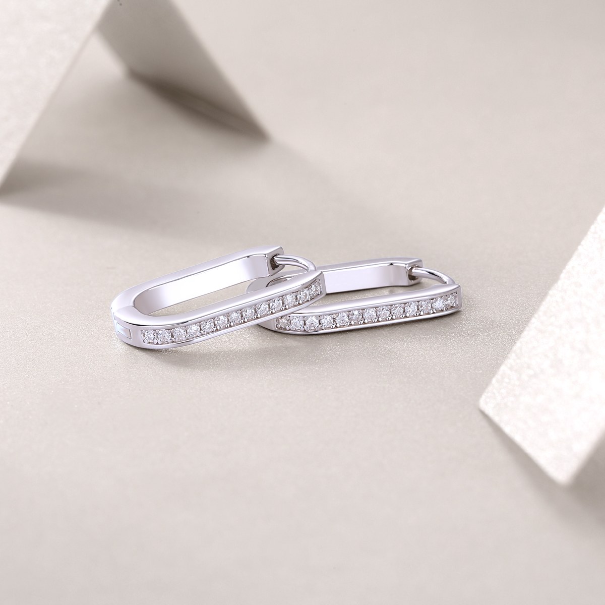 Back and Forth Earrings — 925 sterling silver, image 1 of 5