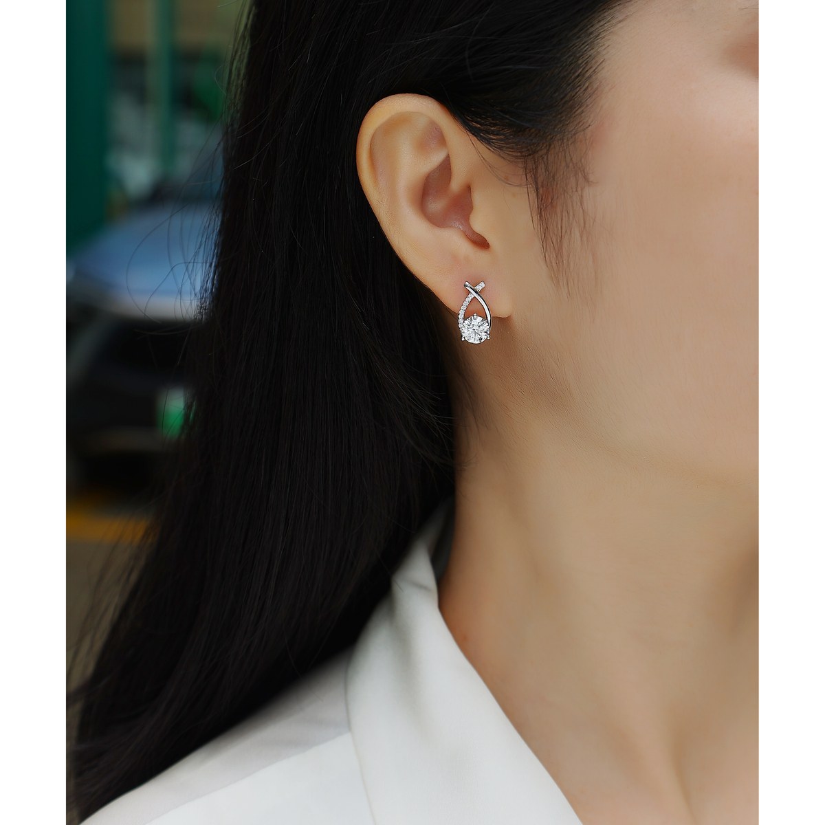 Happy Encounter Earrings — 925 sterling silver, image 1 of 5