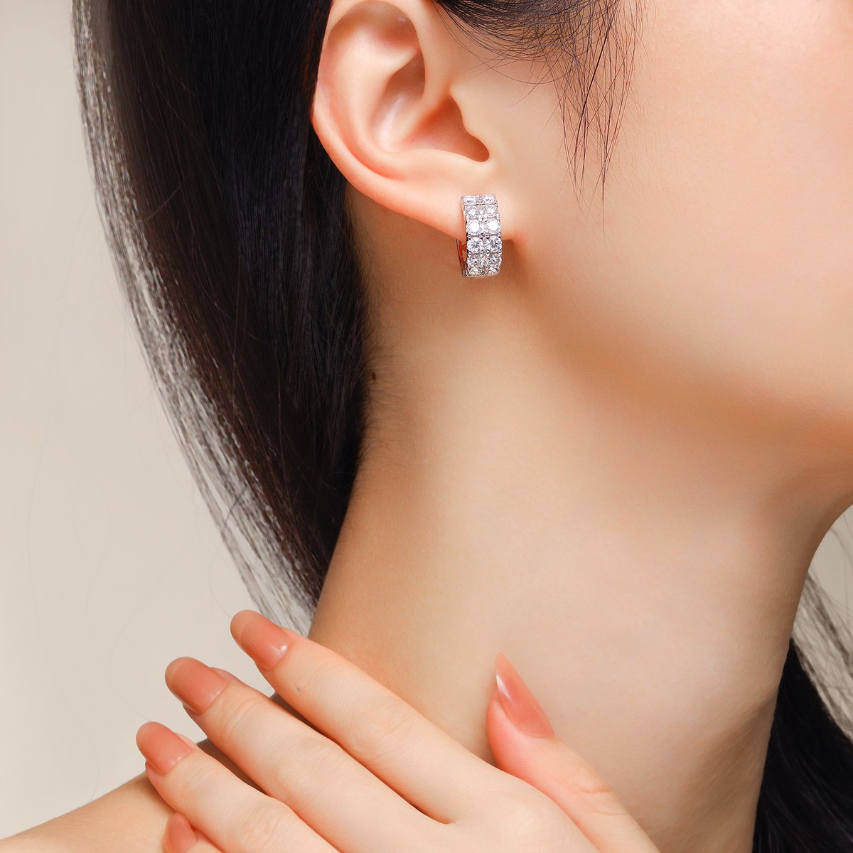 Ripple Steps Earrings — 925 sterling silver, image 1 of 5