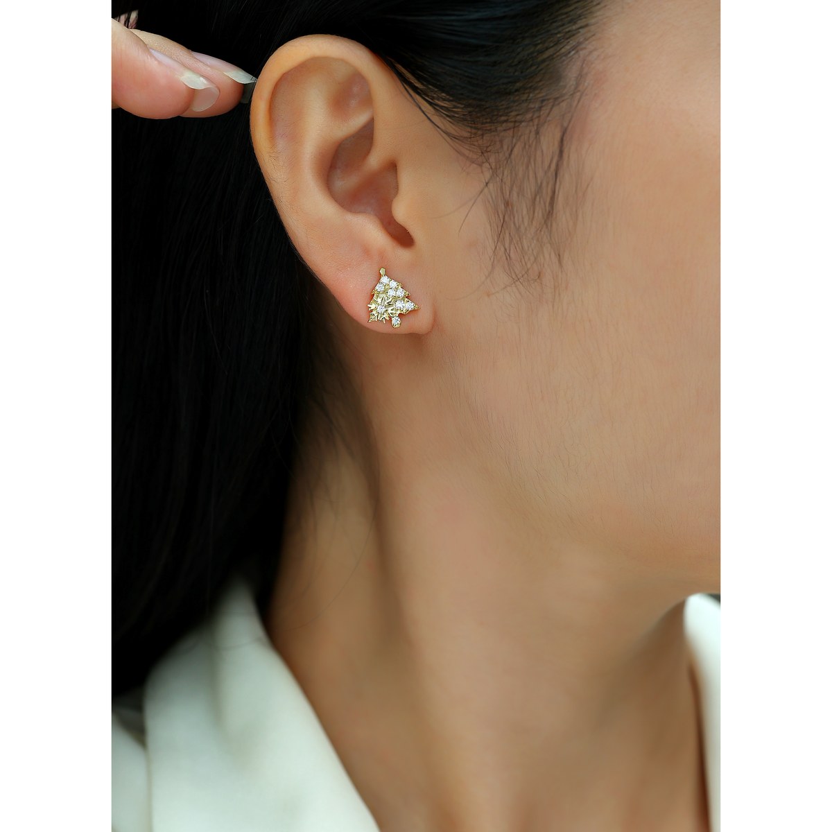 After-Snow Earrings — 925 sterling silver, image 1 of 4