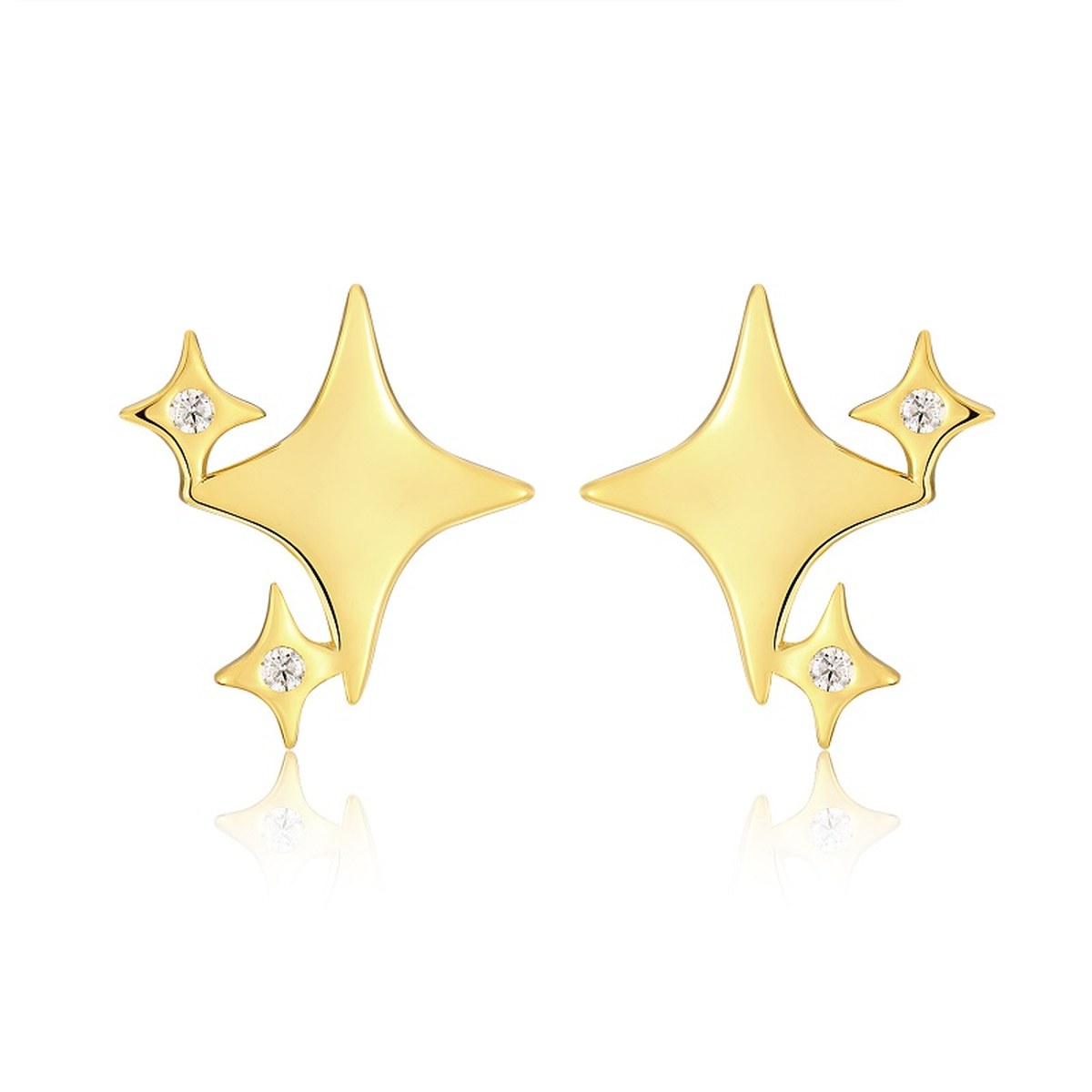 Coloured Cloud Earrings — 925 sterling silver, image 1 of 5