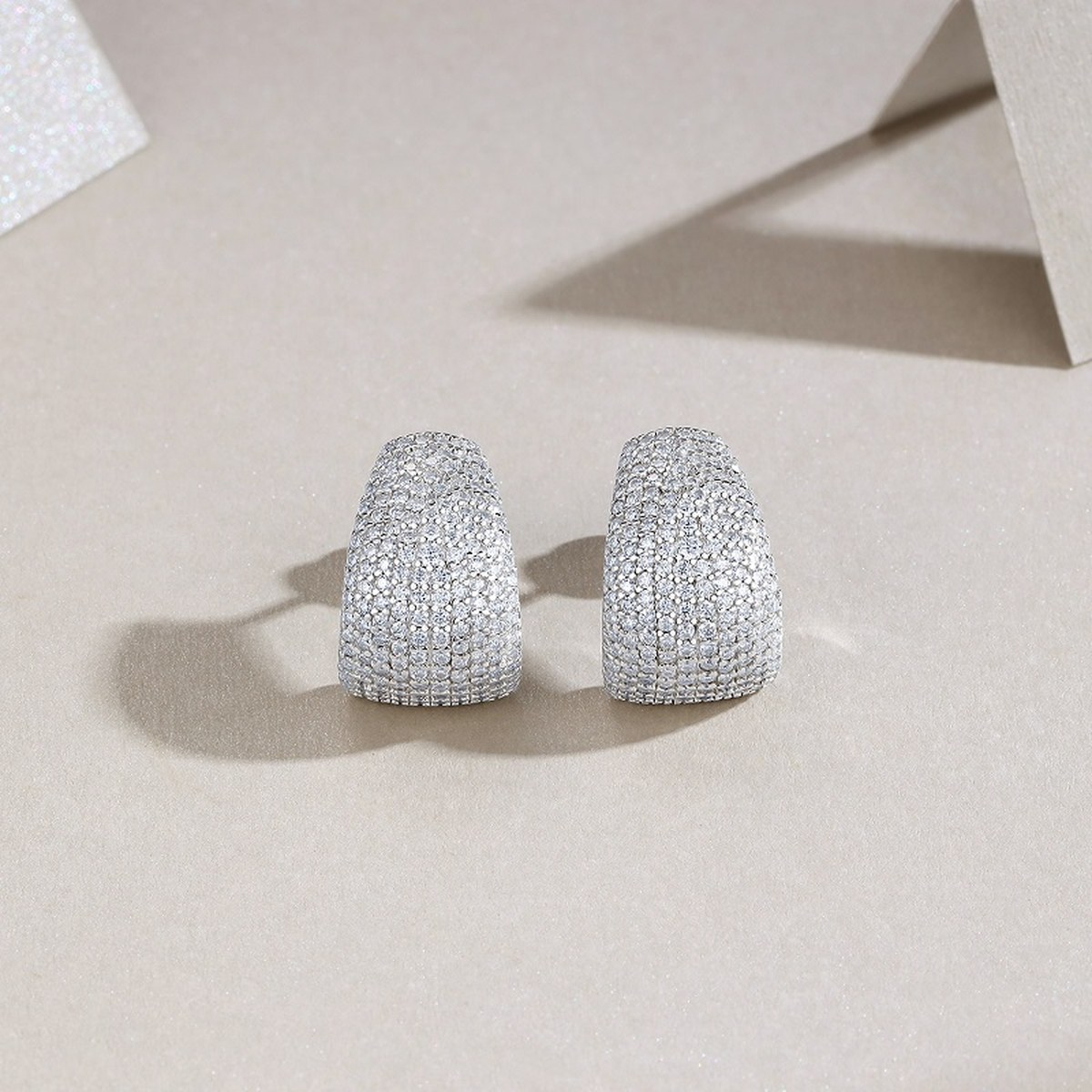 Lotus Rising Earrings — 925 sterling silver, image 1 of 5