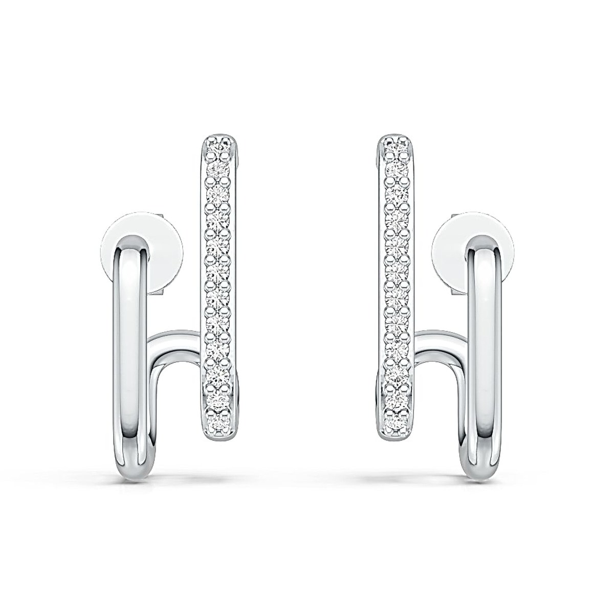 Spring Over Stones Earrings — 925 sterling silver, image 1 of 1