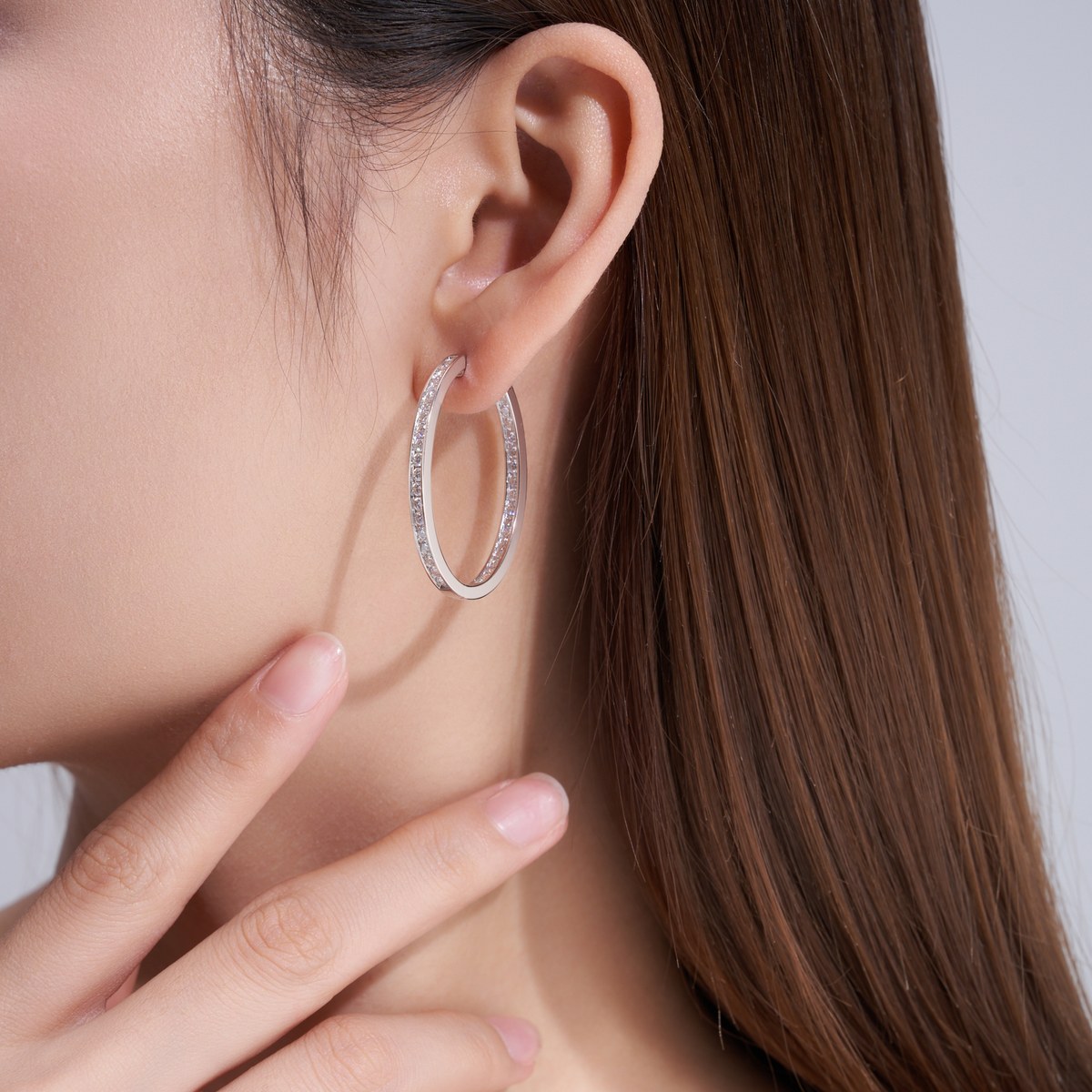 Quiet Brilliance Earrings — 925 sterling silver, image 1 of 3