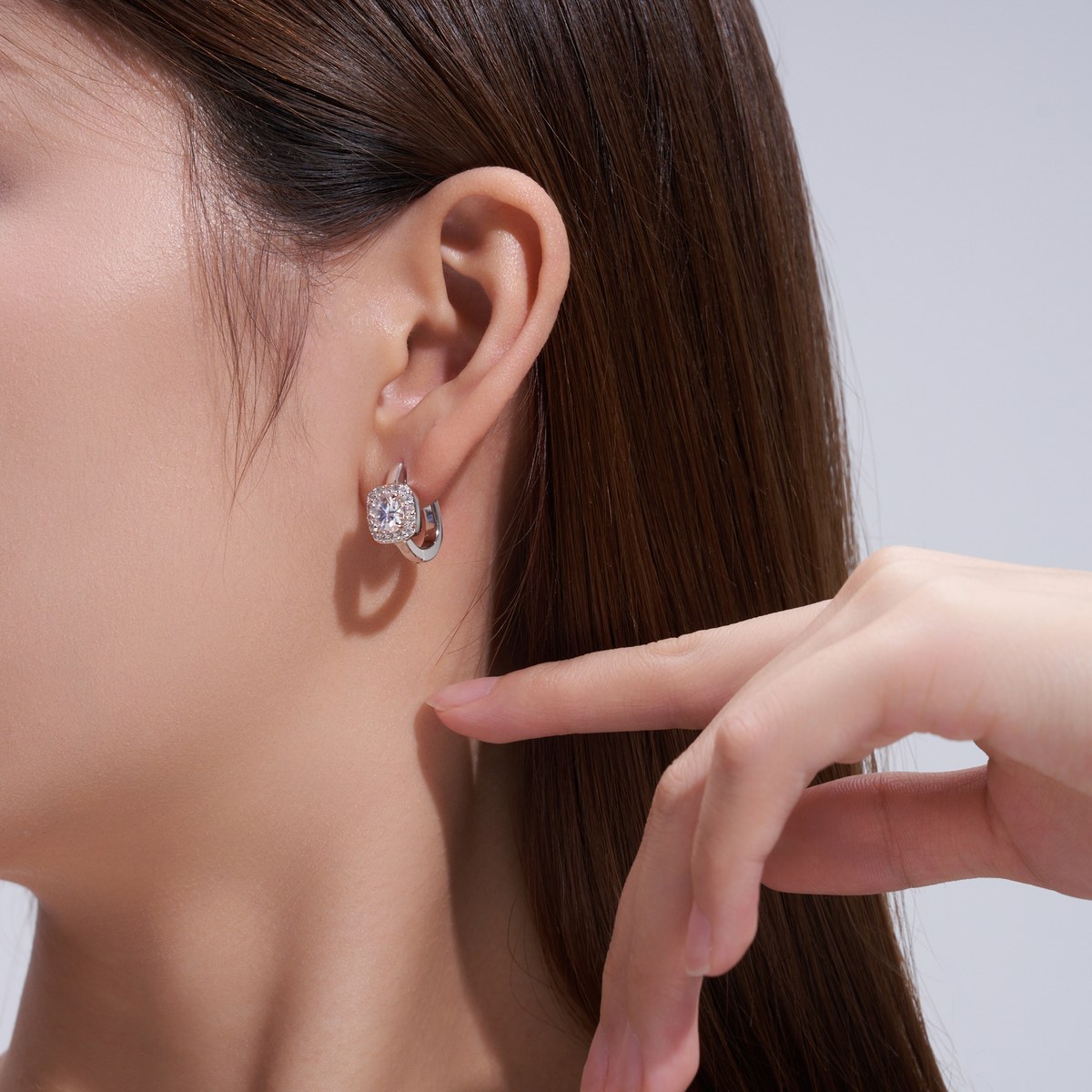 Bamboo Joint Earrings — 925 sterling silver, image 1 of 3