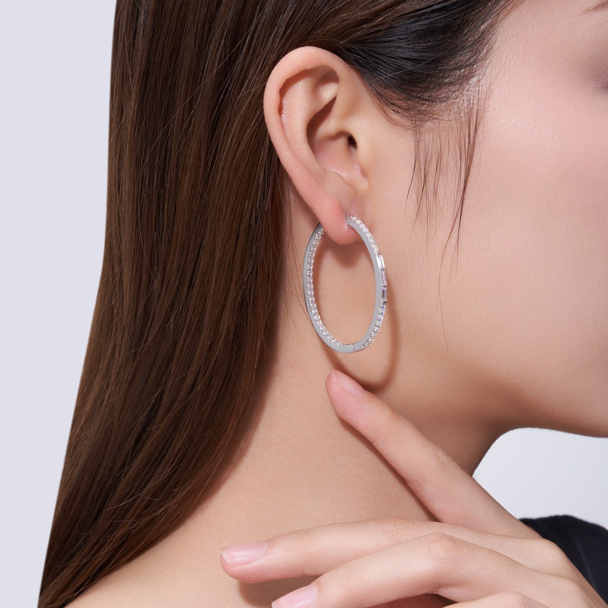 Nine Tripods Earrings — 925 sterling silver, image 1 of 5