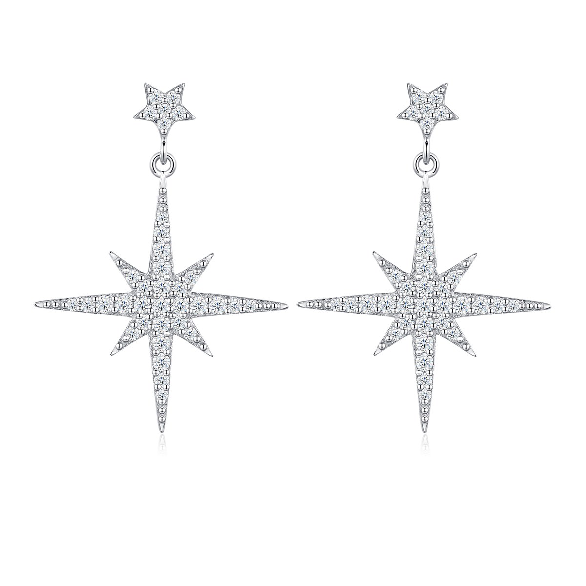 Distant Hills Earrings — 925 sterling silver, image 1 of 3
