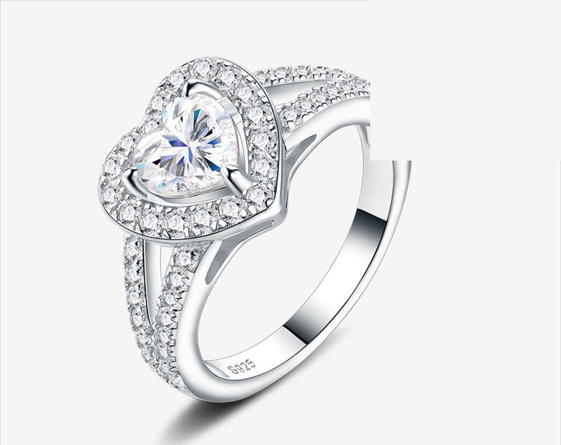 Heart Ring — 925 sterling silver, image 1 of 3