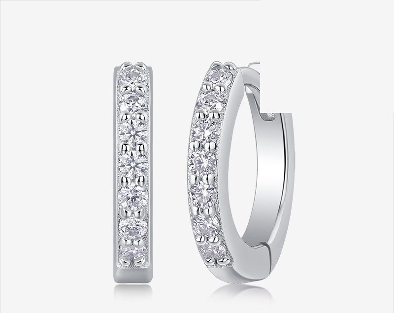 Hoops Earrings — 925 sterling silver, image 1 of 3