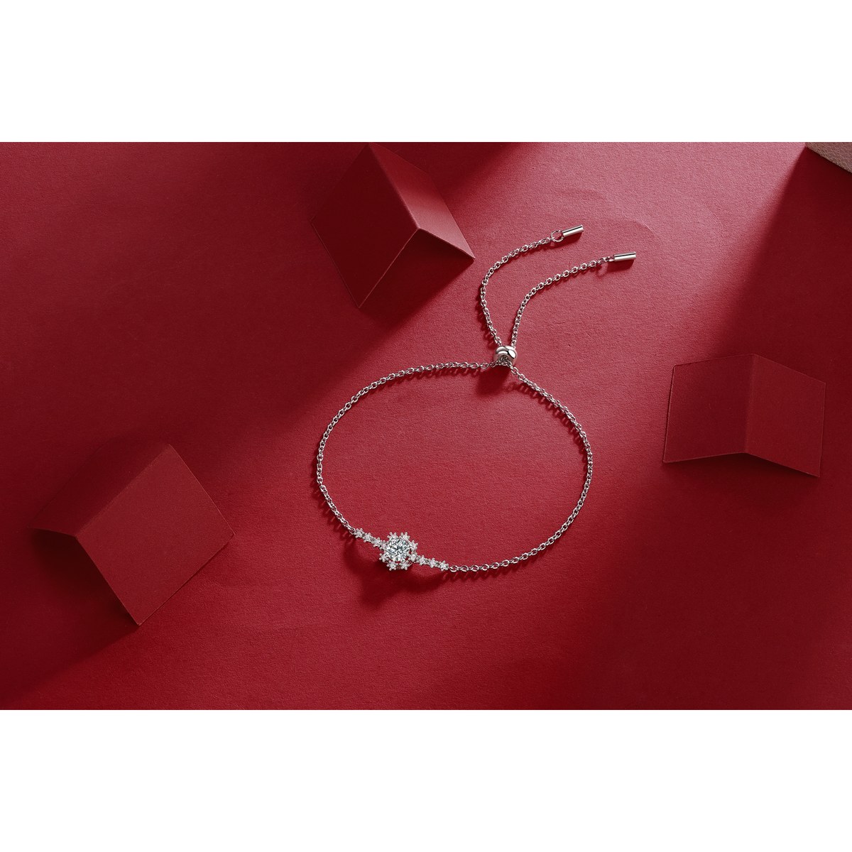 Sunlit Snow Bracelet — 925 sterling silver, image 1 of 5