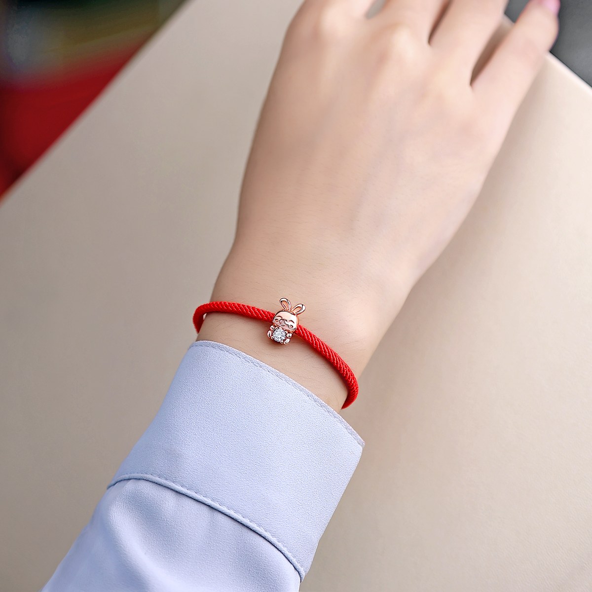 Jade Rabbit Bracelet — 925 sterling silver, image 1 of 5