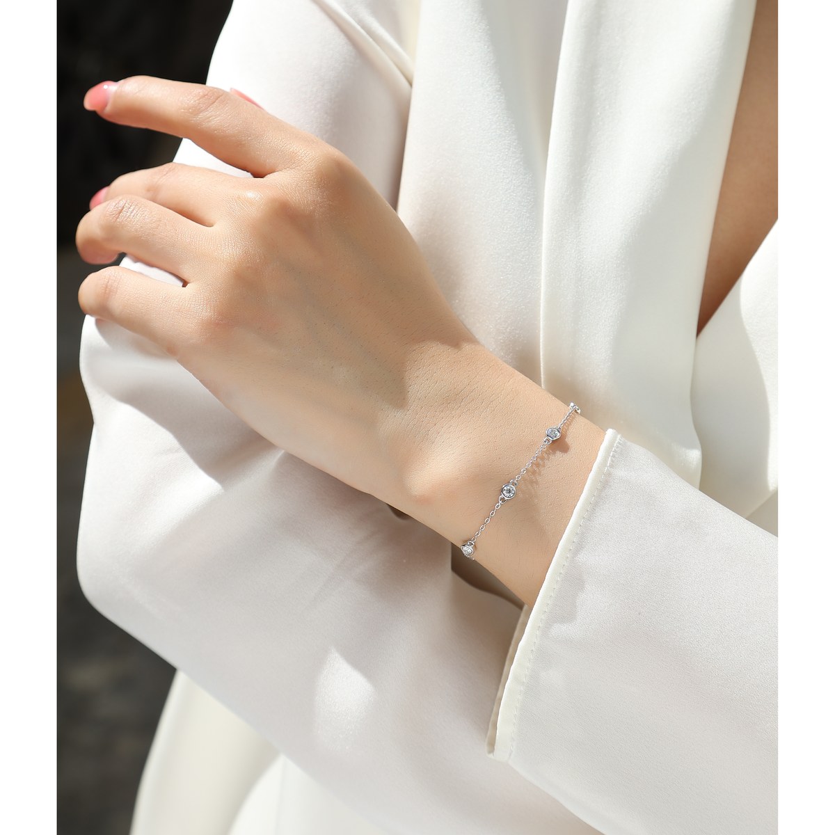 Fish at Play Bracelet — 925 sterling silver, image 1 of 5