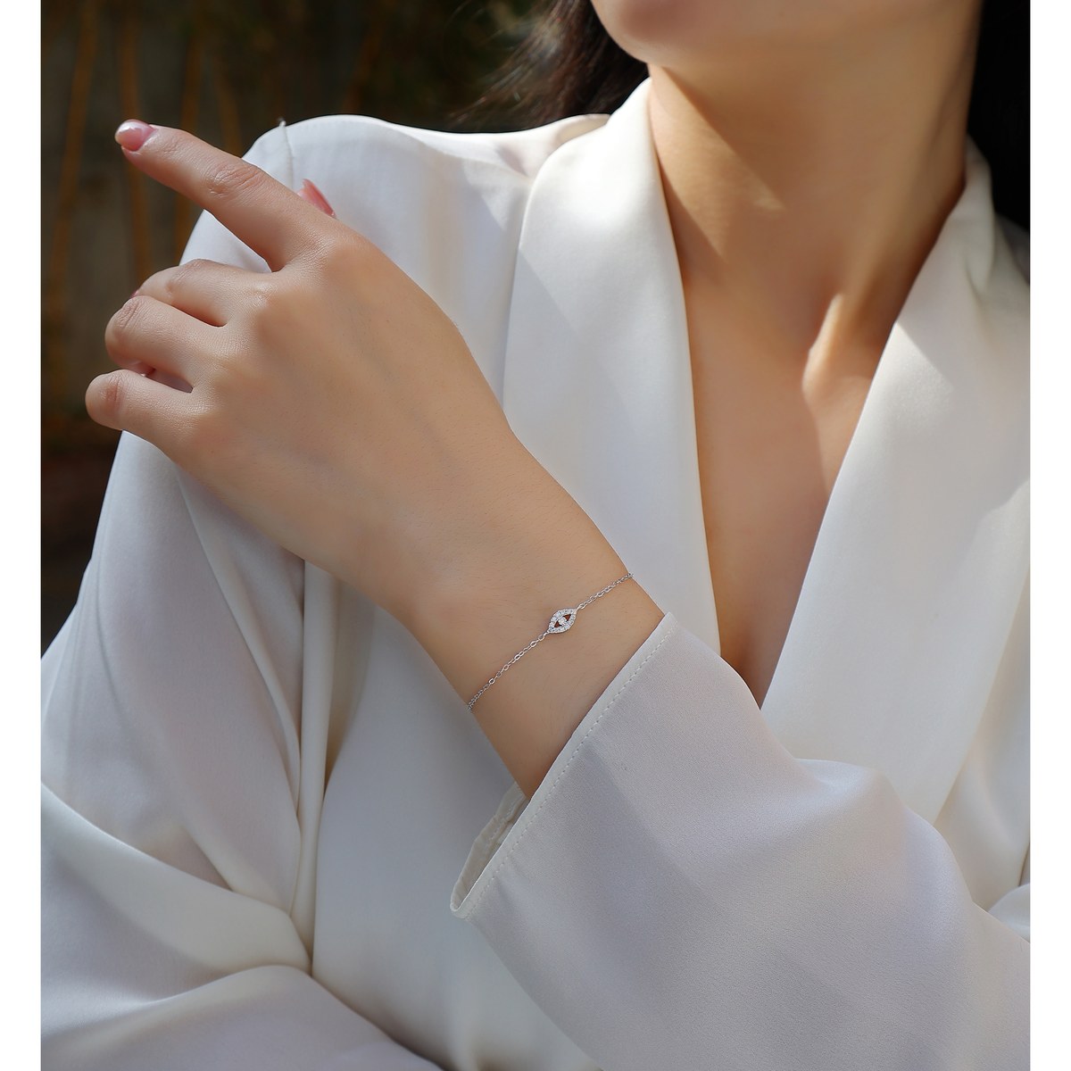 Open Window Bracelet — 925 sterling silver, image 1 of 4