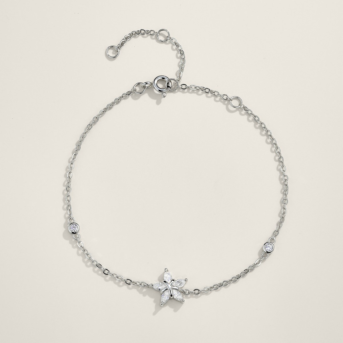 Wrist Charm Bracelet — 925 sterling silver, image 1 of 3