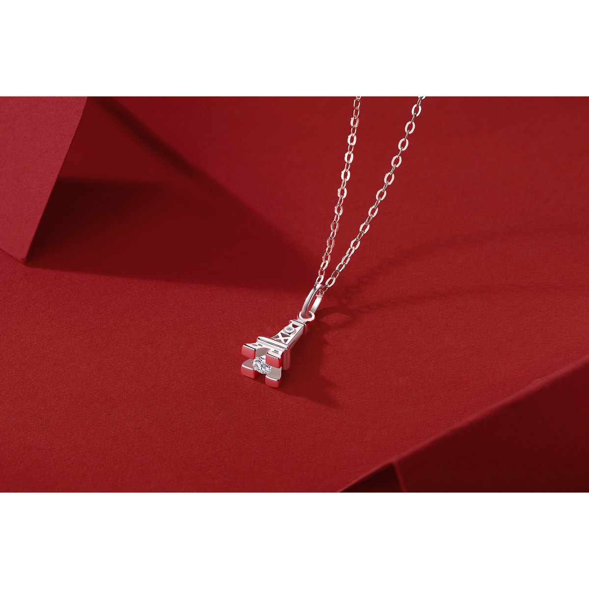 Wild Goose Pagoda Necklace — 925 sterling silver, image 1 of 5