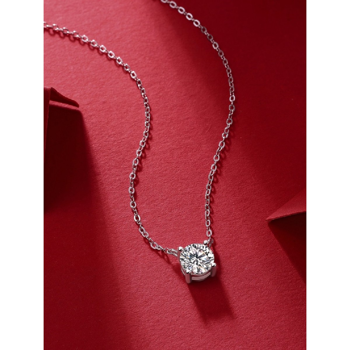 A Heart Not of Stone Necklace 2 Ct — 925 sterling silver, image 1 of 5