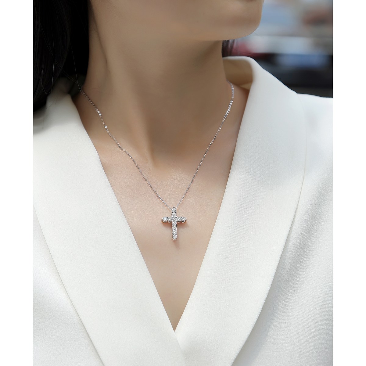 Look Up to the High Mountain Necklace — 925 sterling silver, image 1 of 5