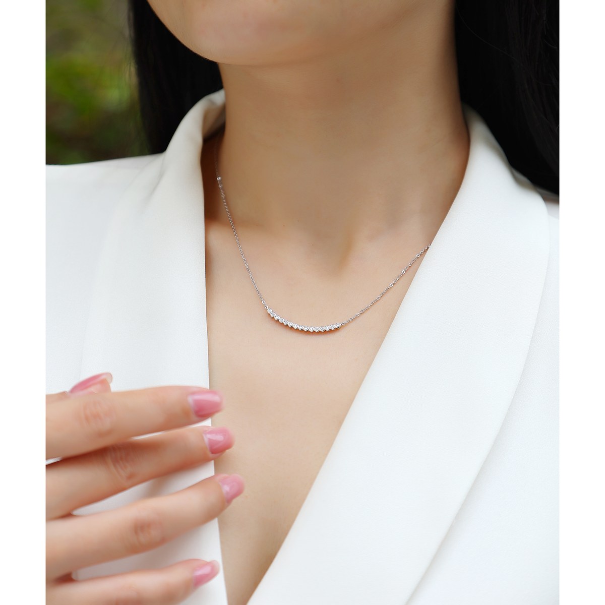 Floating World Necklace — 925 sterling silver, image 1 of 5