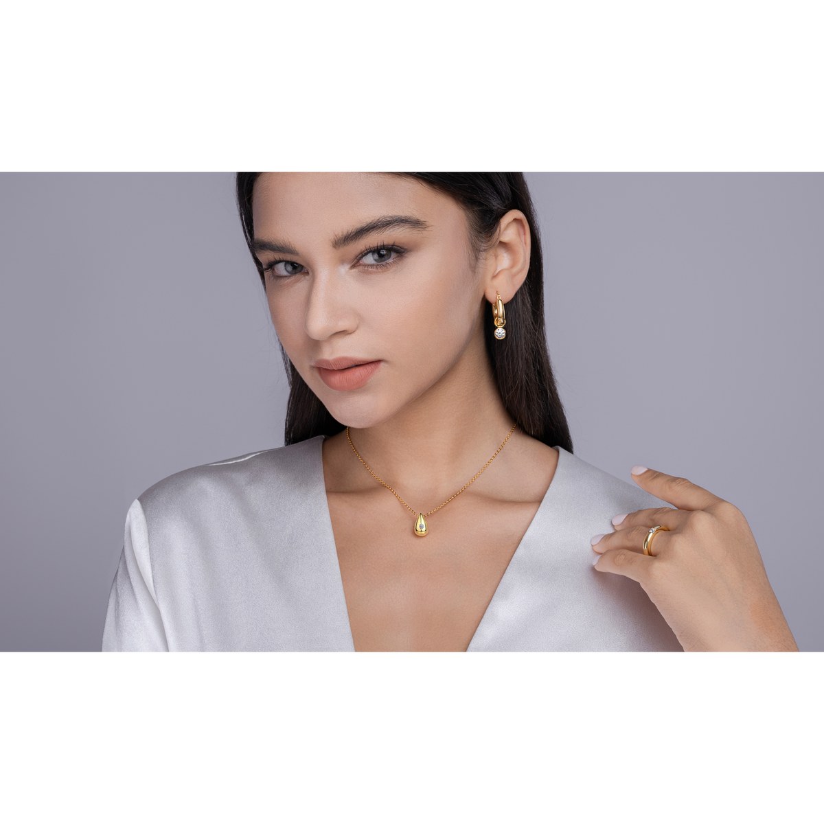 Clear Dew Necklace — 925 sterling silver, image 1 of 4