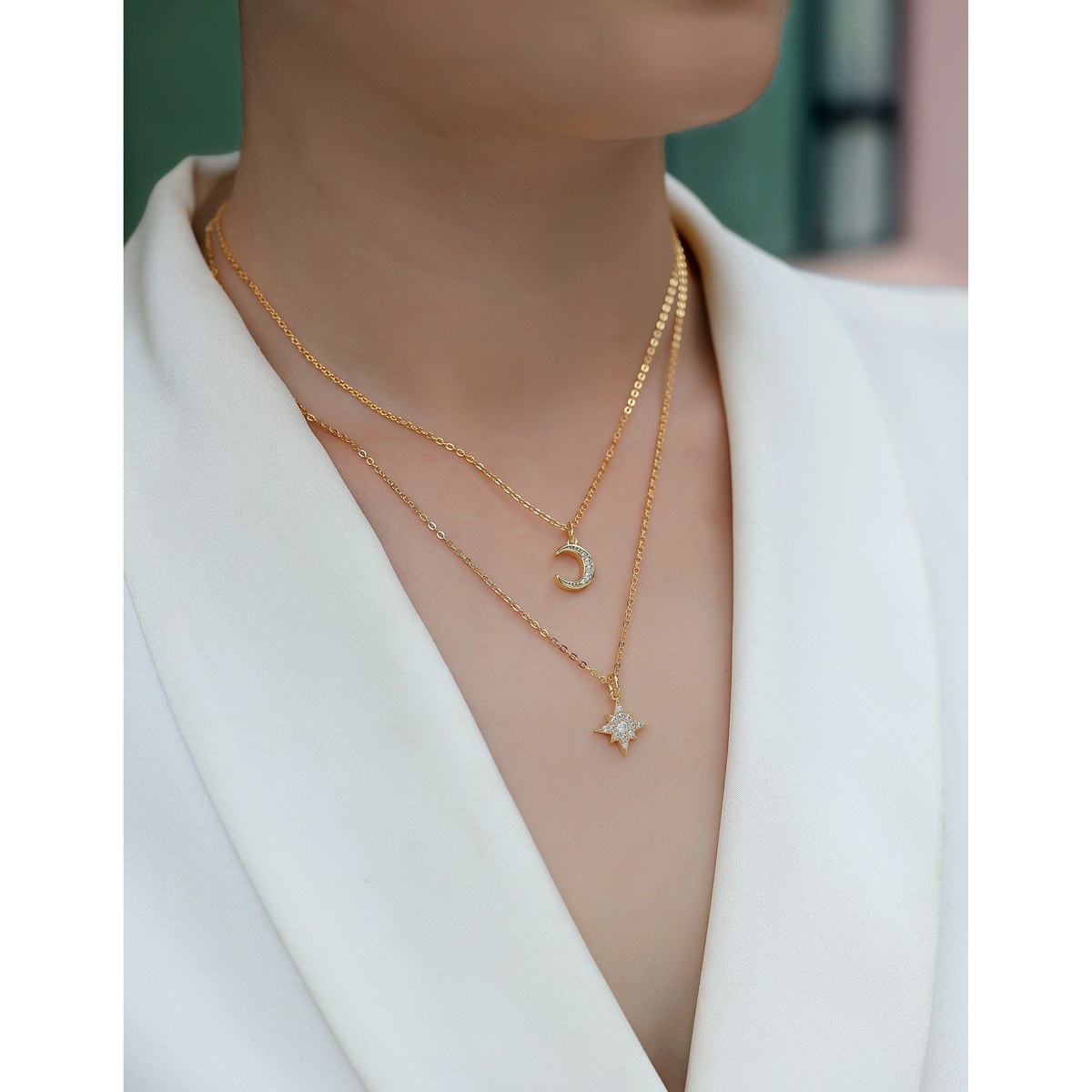 Milky Way Whisper Necklace — 925 sterling silver, image 1 of 4