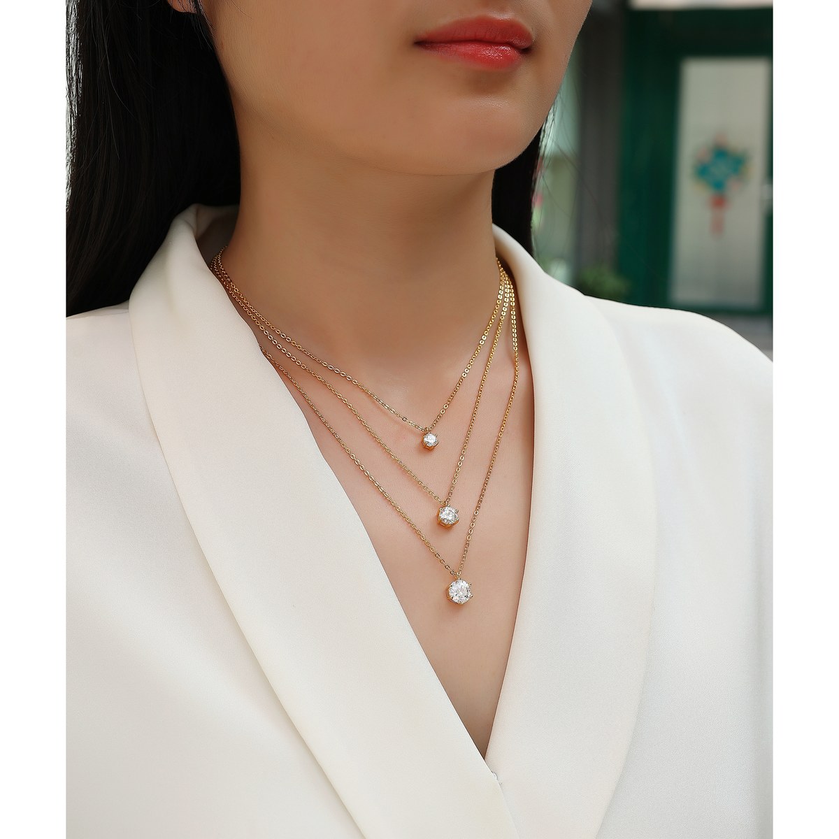 Sugar Frost Necklace — 925 sterling silver, image 1 of 3