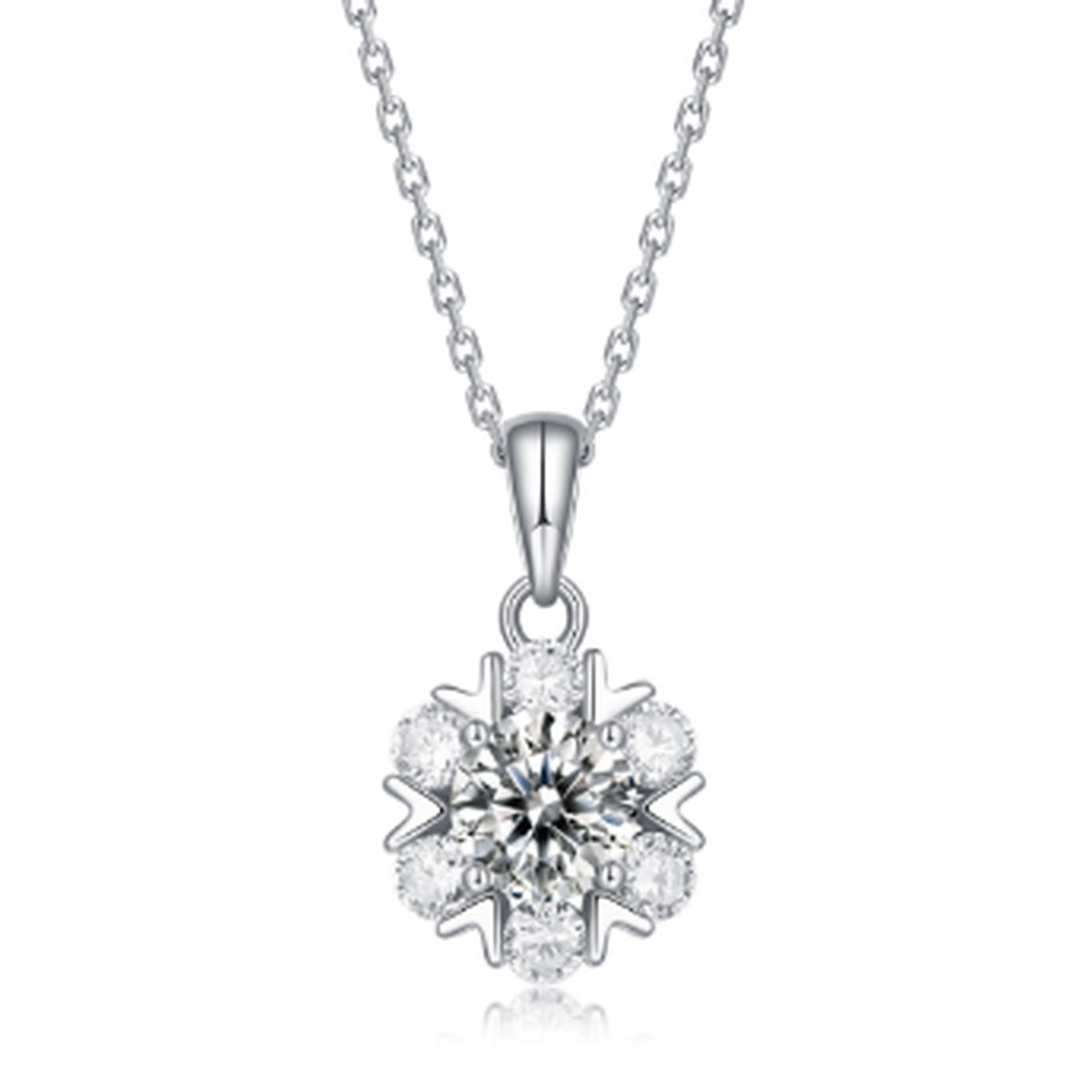 Willow-Down Snow Necklace — 925 sterling silver, image 1 of 1