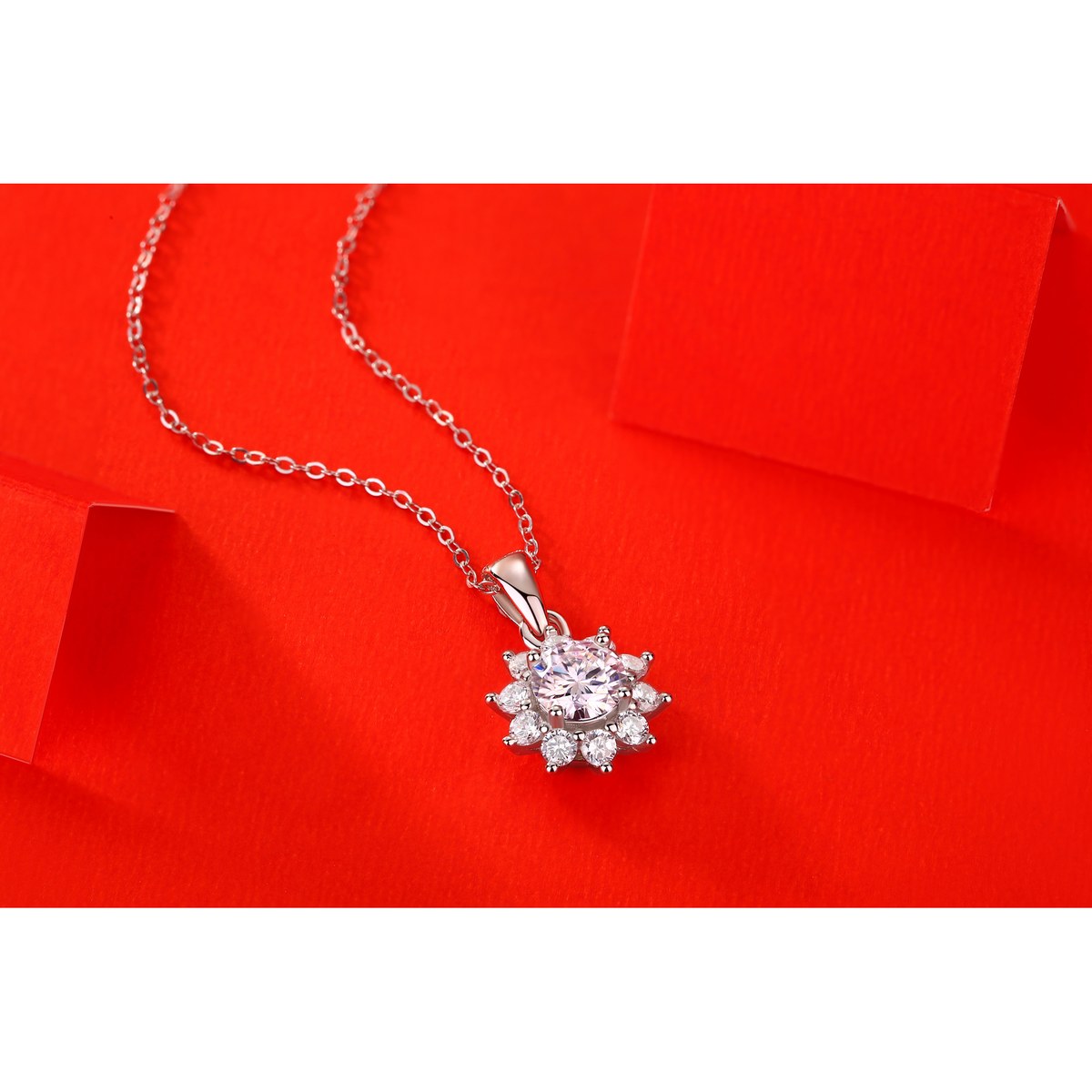 Home Through Snow Necklace — 925 sterling silver, image 1 of 5