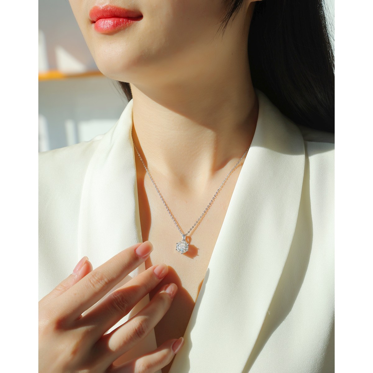 Dancing Breeze Necklace — 925 sterling silver, image 1 of 5
