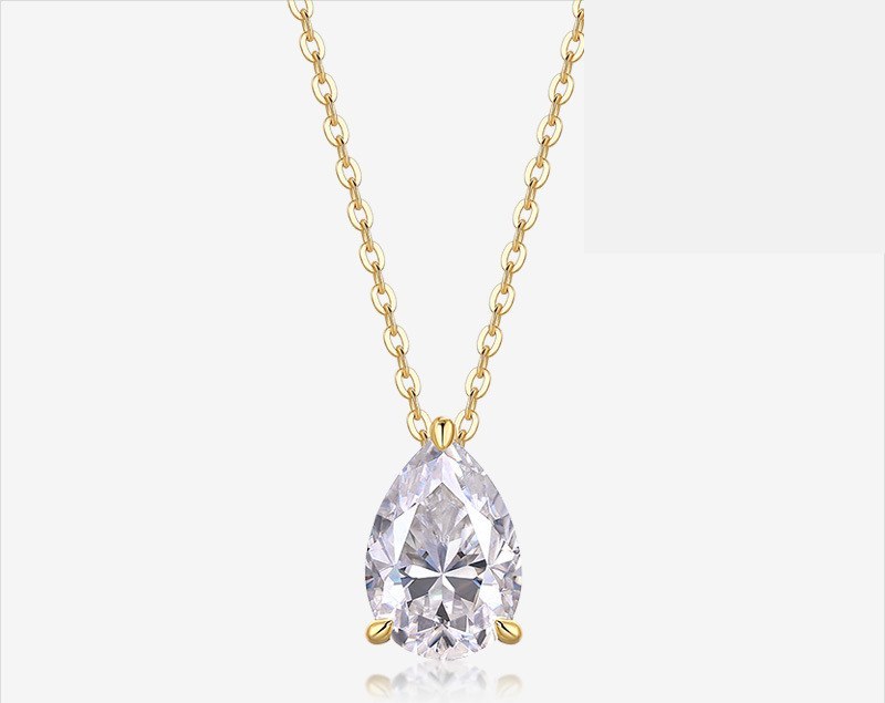 Pear Chain Necklace — 925 sterling silver, image 1 of 2
