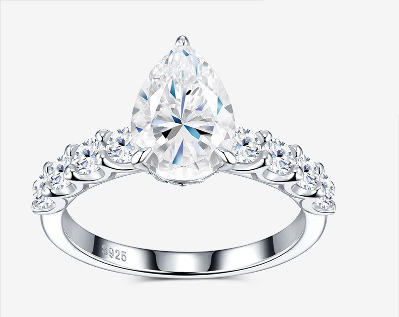 Pear Ring — 925 sterling silver, image 1 of 2