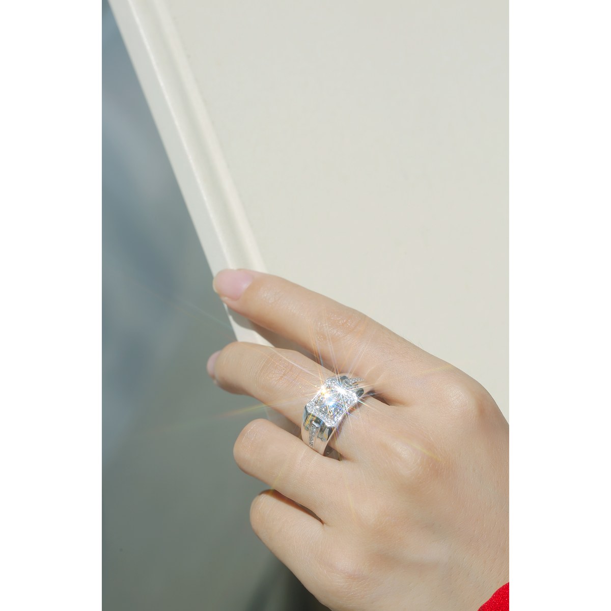 Jade Gentleman Ring — 925 sterling silver, image 1 of 5