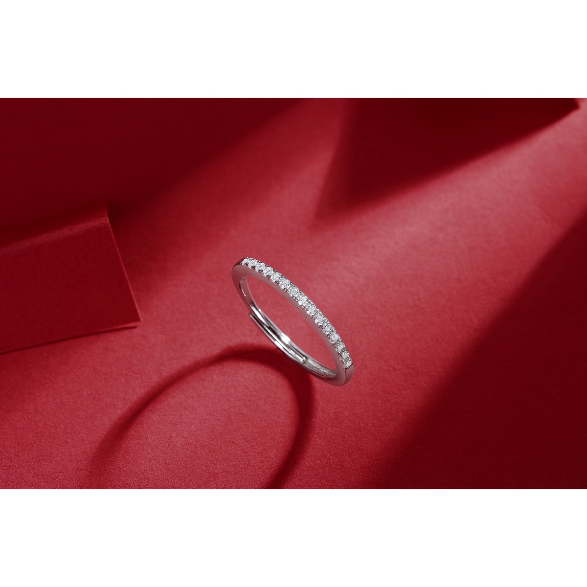 Gathering Green Light Ring — 925 sterling silver, image 1 of 5