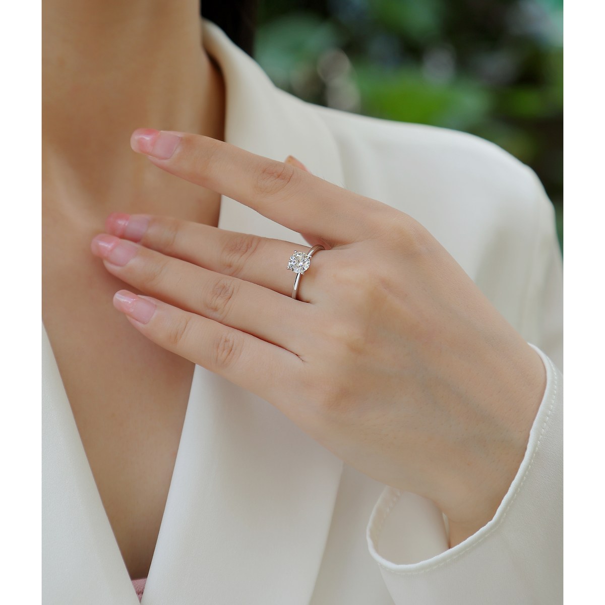 Mountain Vow Ring 1 Ct — 925 sterling silver, image 1 of 5