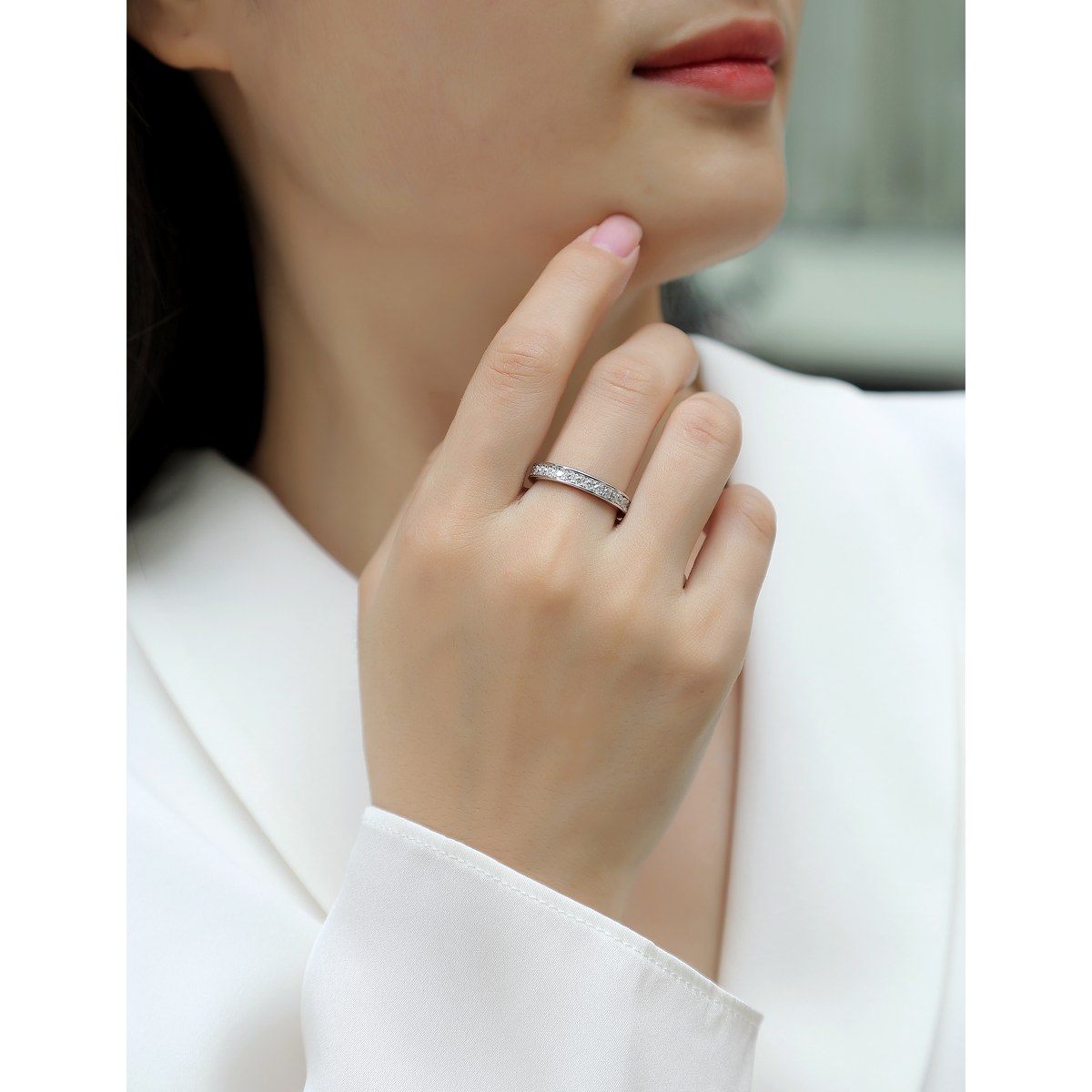 Turning Stars Ring — 925 sterling silver, image 1 of 5