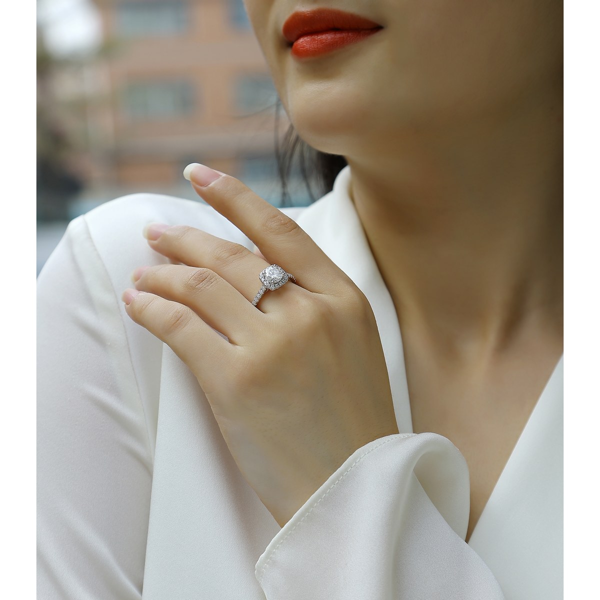 Moon in My Hand Ring — 925 sterling silver, image 1 of 5