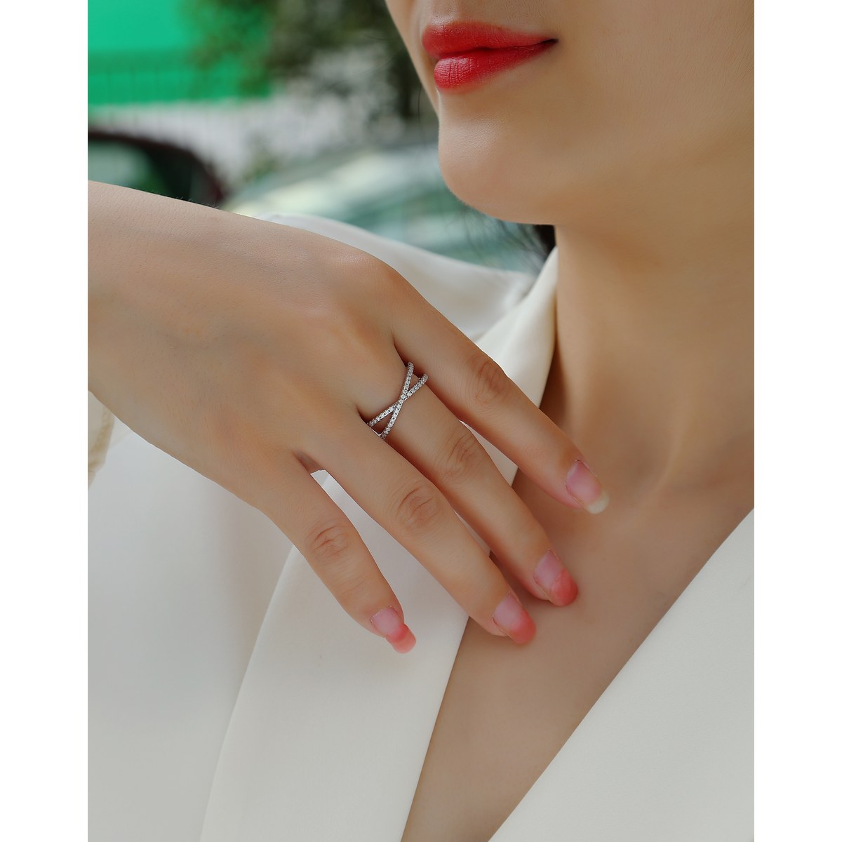 Entwined Love Ring — 925 sterling silver, image 1 of 5