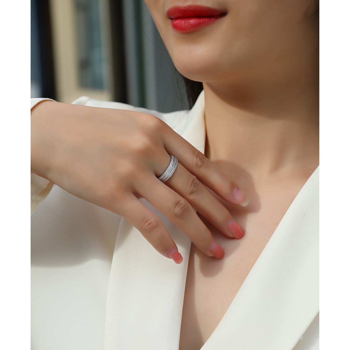 Parallel Universe Ring — 925 sterling silver, image 1 of 5