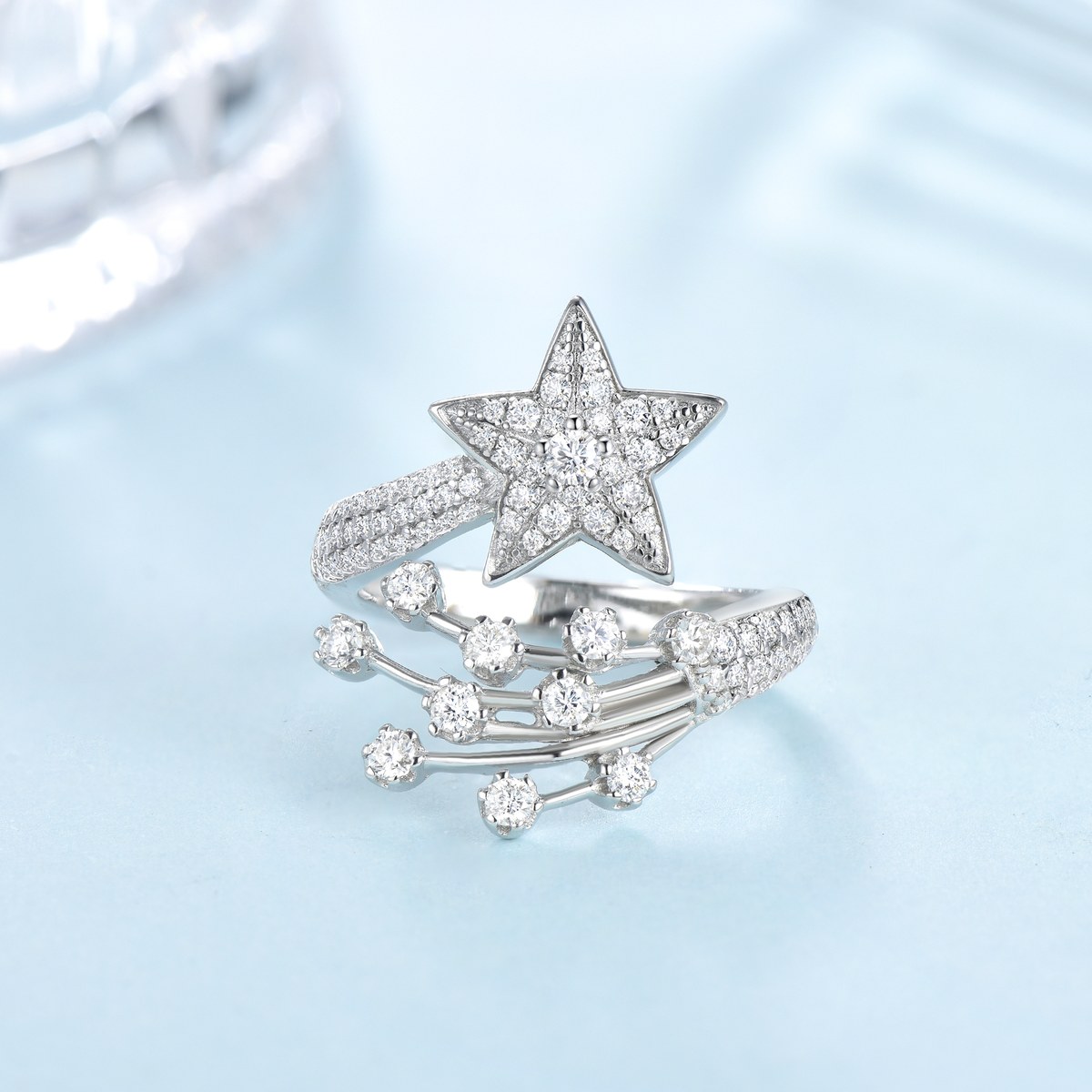 Comet Ring — 925 sterling silver, image 1 of 5