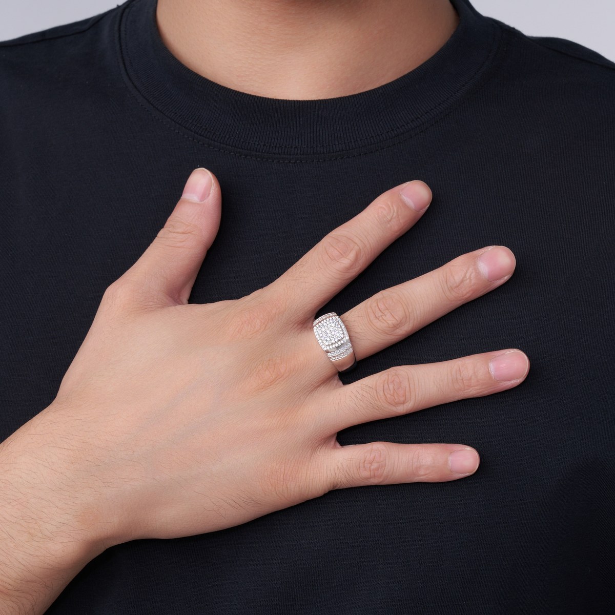 Cut and Polish Ring — 925 sterling silver, image 1 of 5