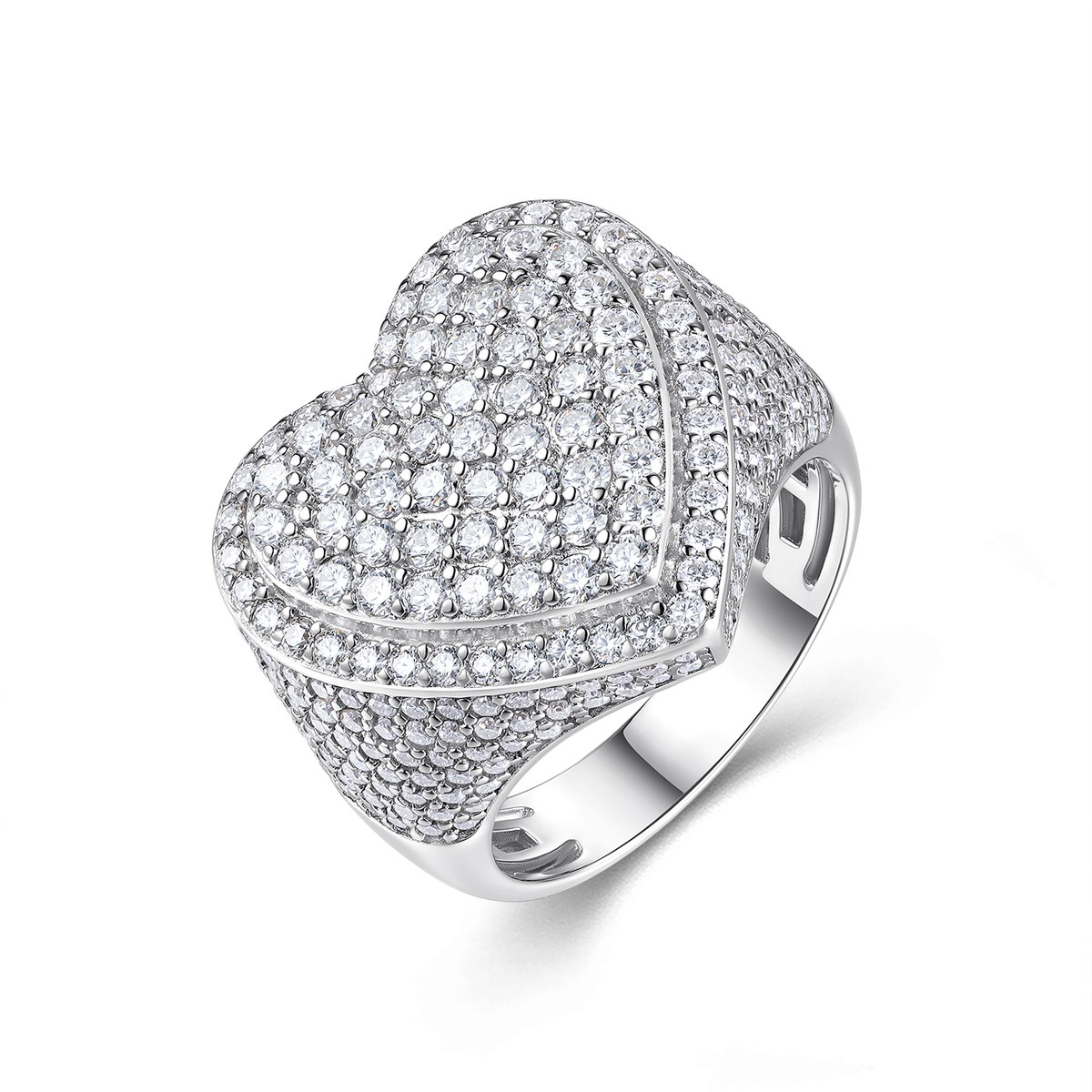 Cloud and Flower Ring — 925 sterling silver, image 1 of 5
