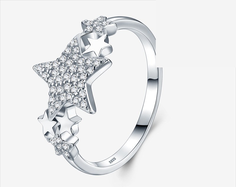 Star Ring — 925 sterling silver, image 1 of 3