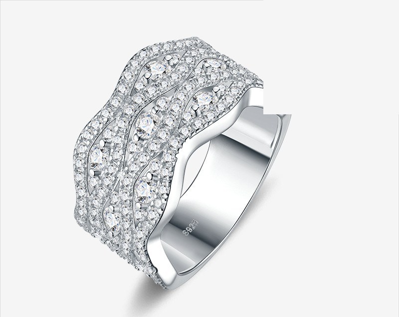 Wave Ring — 925 sterling silver, image 1 of 2